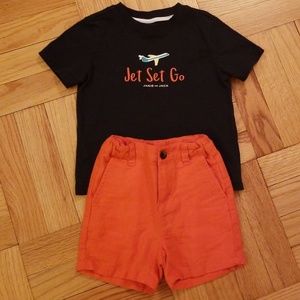 *SOLD* Janie and Jack shirt and shorts